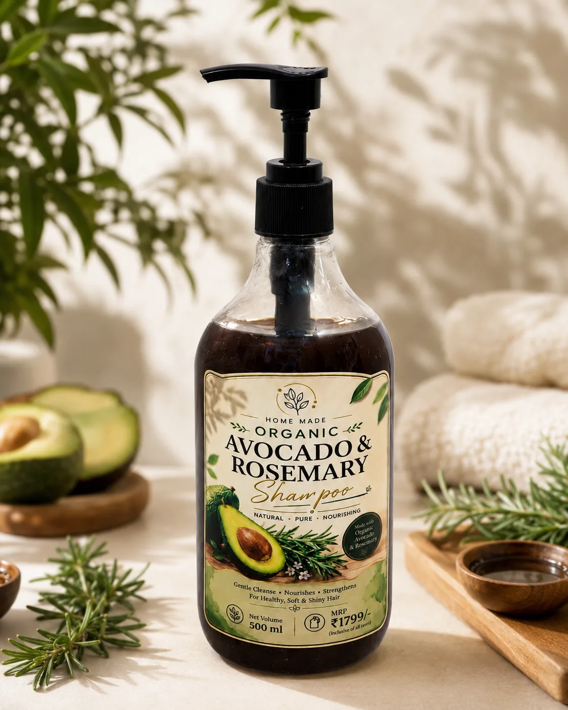 Avocado & Rosemary Shampoo - Image 3