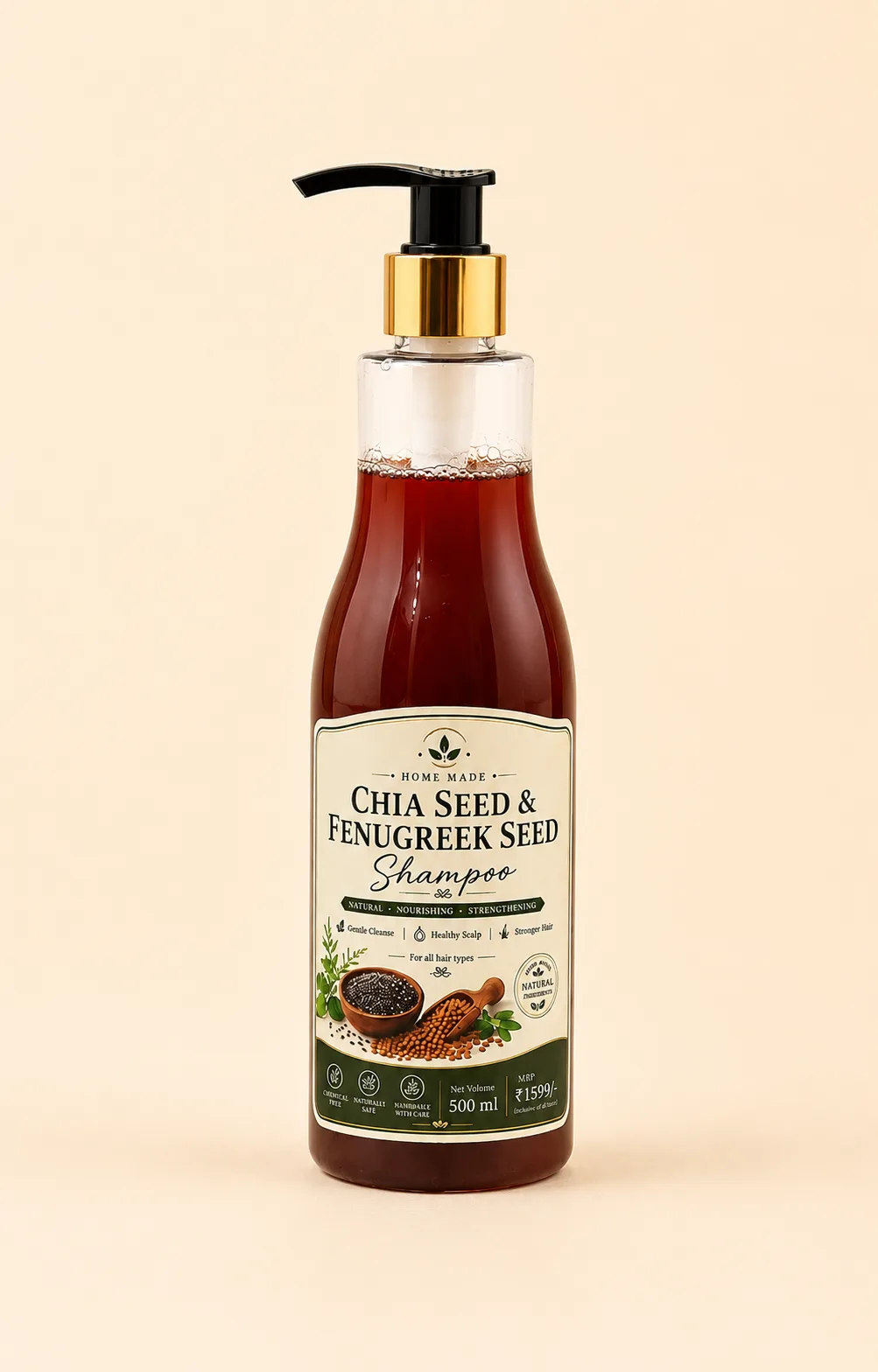 Chia Seed & Fenugreek Seed Shampoo - Image 4